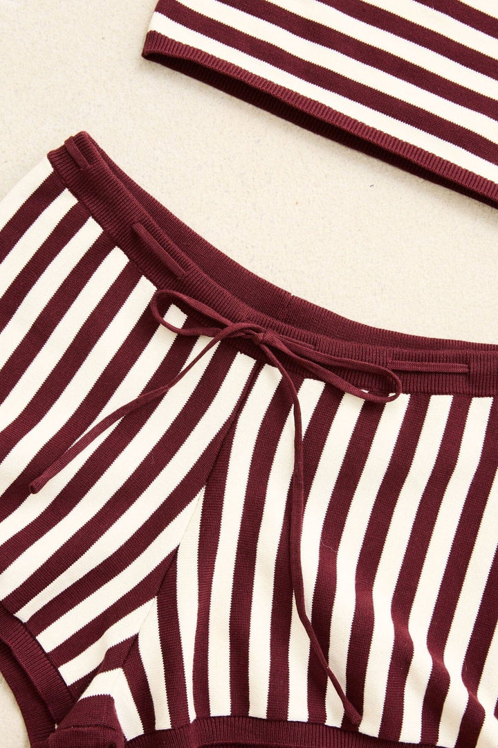 Rhythm Daybreak Stripe Bandeau Knit Top 