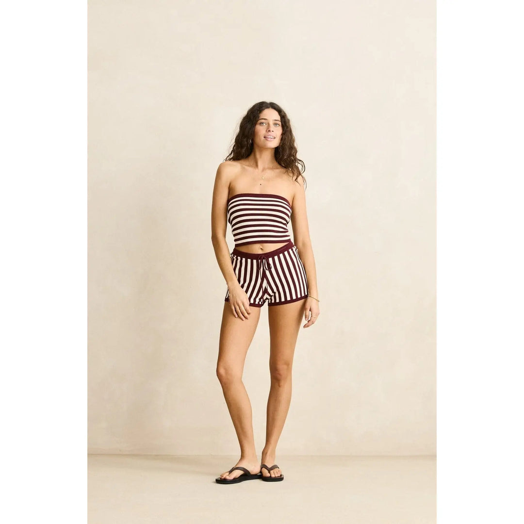 Rhythm Daybreak Stripe Bandeau Knit Top 