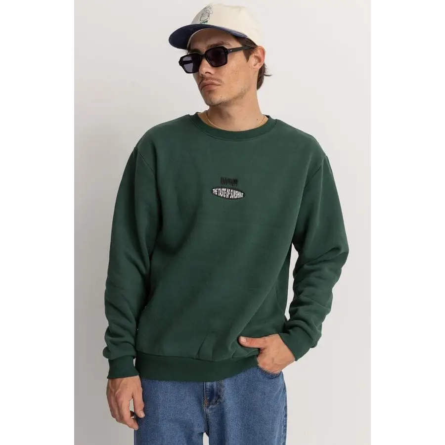 Rhythm Embroidered Fleece Crew 