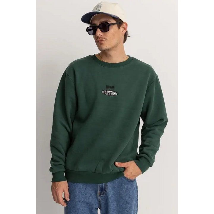 Rhythm Embroidered Fleece Crew 