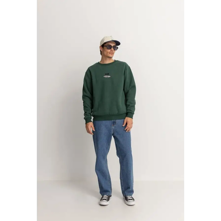 Rhythm Embroidered Fleece Crew 
