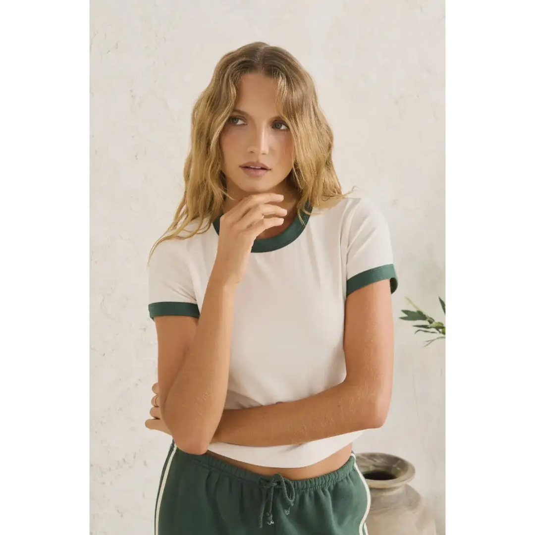 Rhythm Embroidered Floral T-Shirt