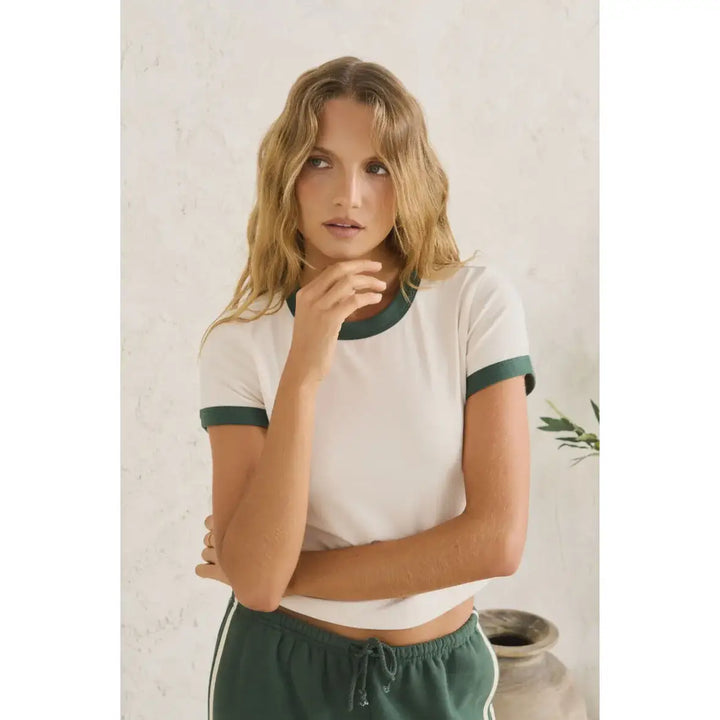 Rhythm Embroidered Floral T-Shirt