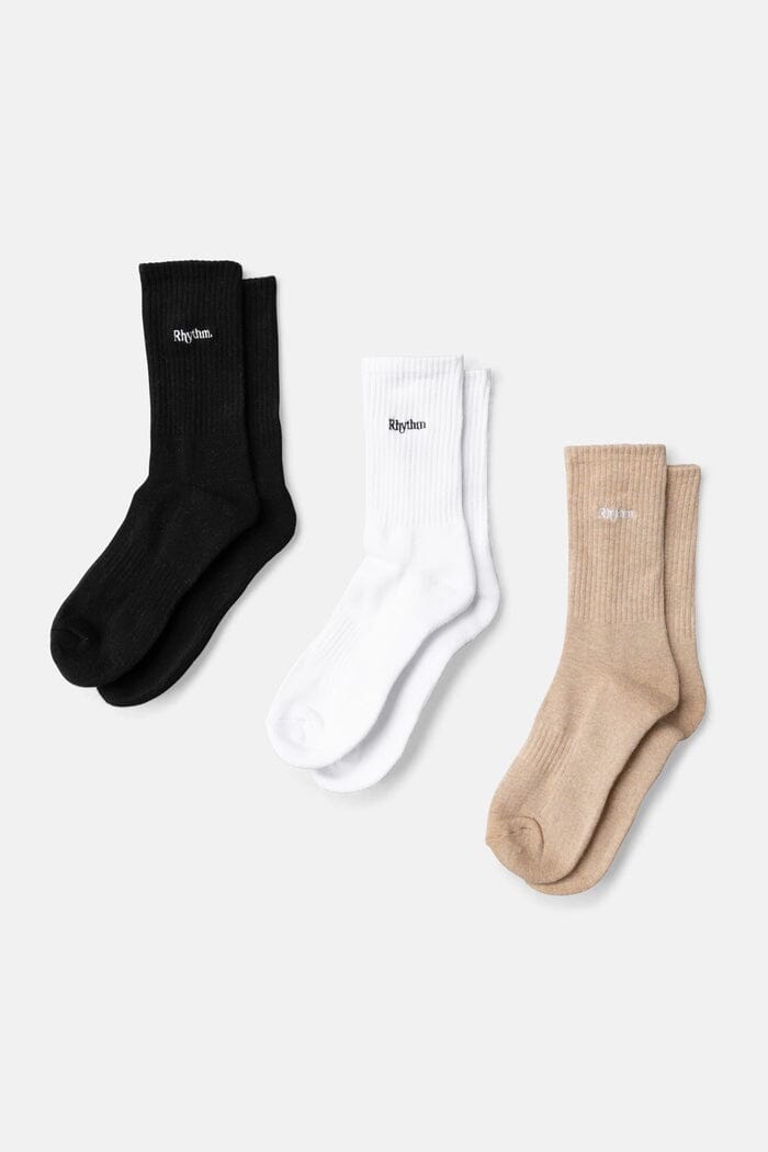 Rhythm Essential 3 Pack Socks 
