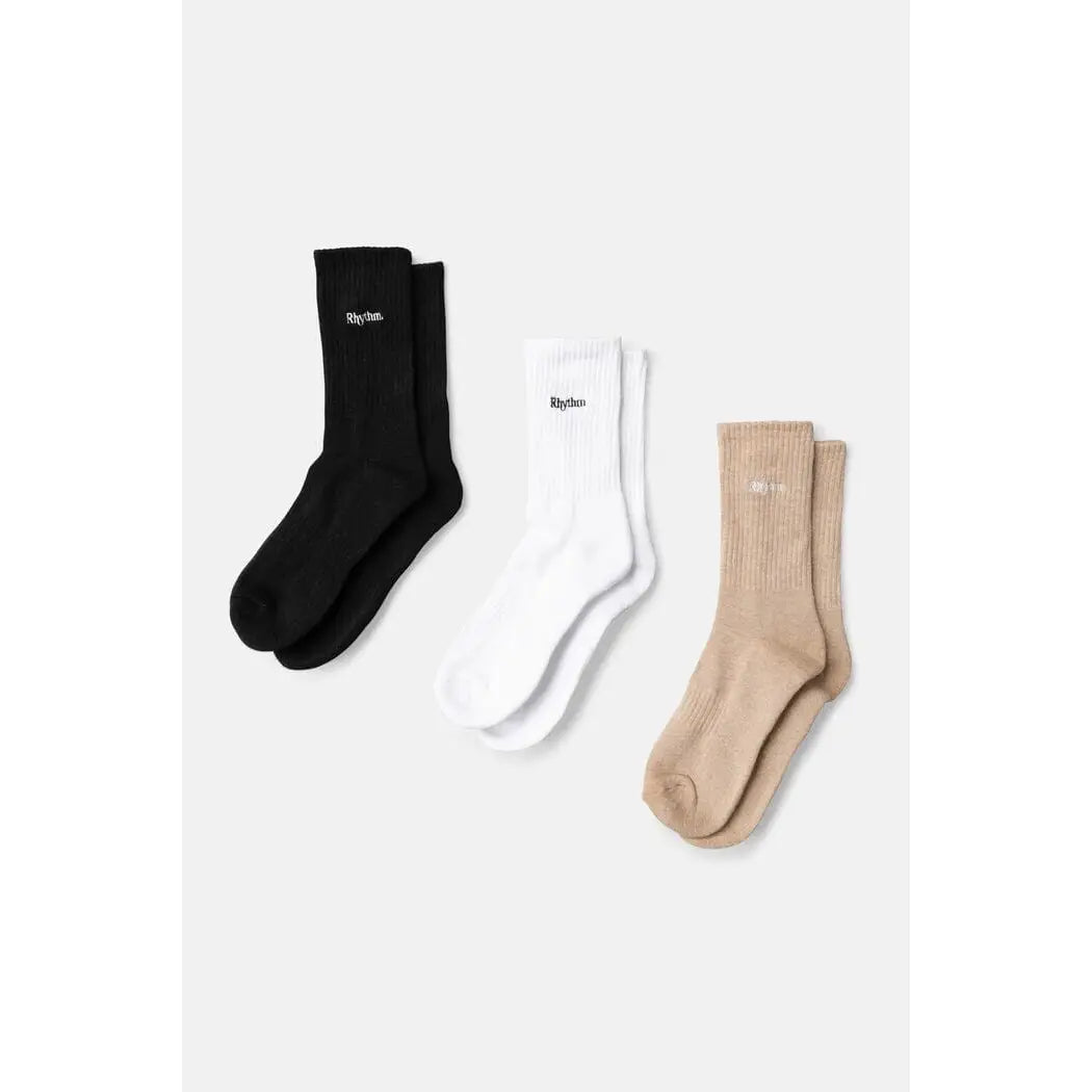 Rhythm Essential 3 Pack Socks 