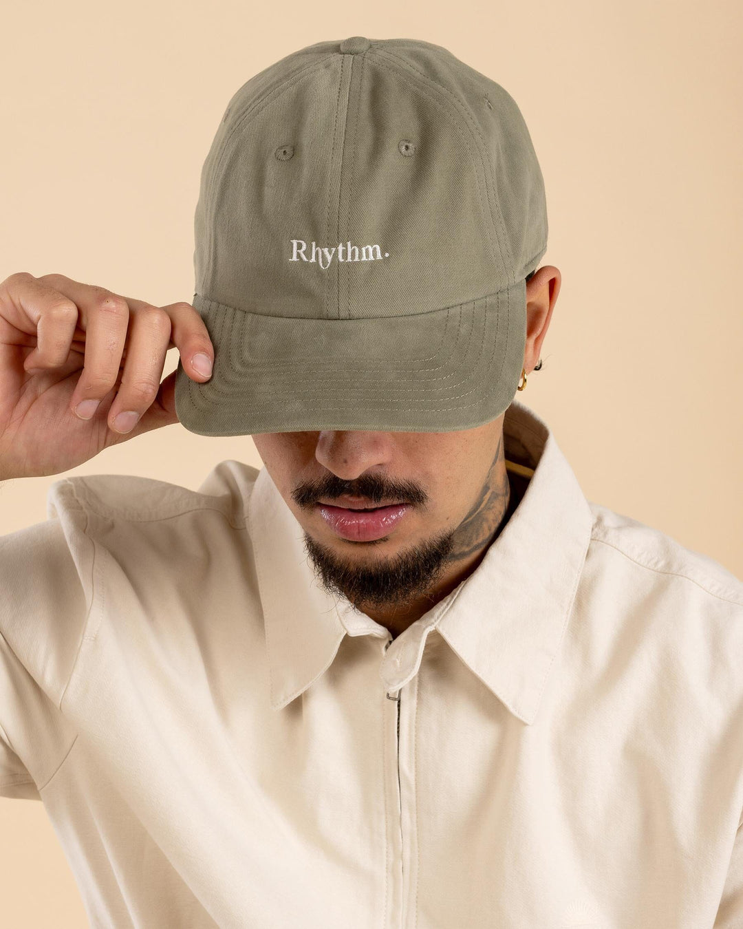 Rhythm Essential Brushed Twill Cap Green 