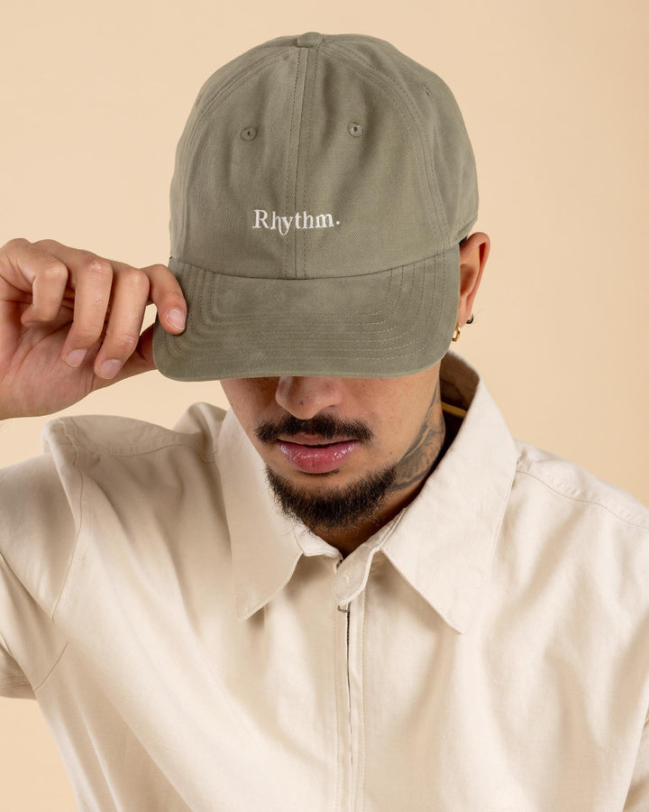 Rhythm Essential Brushed Twill Cap Green 
