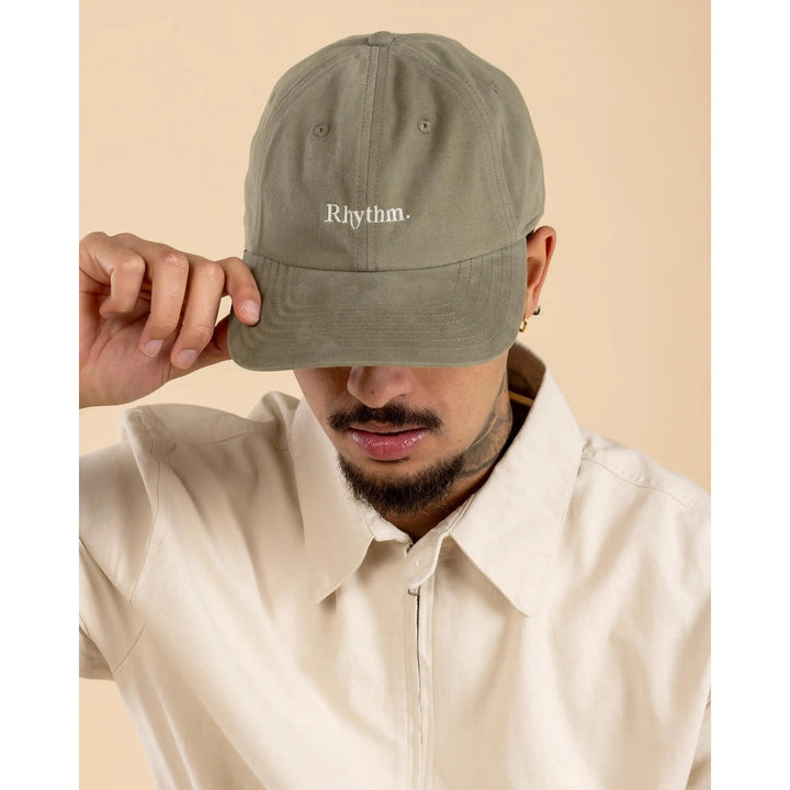 Rhythm Essential Brushed Twill Cap Green 