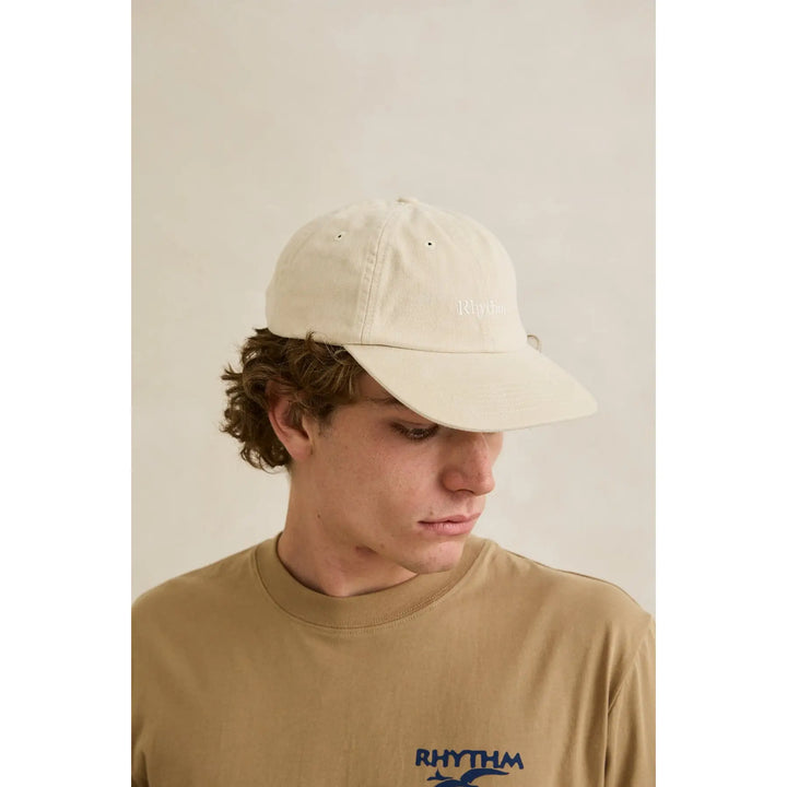 Rhythm Essential Brushed Twill Cap - Stone