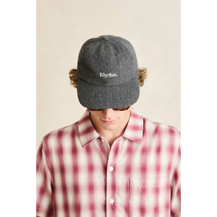 Rhythm Essential Herringbone Cap - Graphite