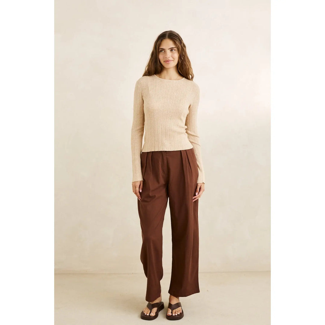 Rhythm Essential Long Sleeve Knit Top