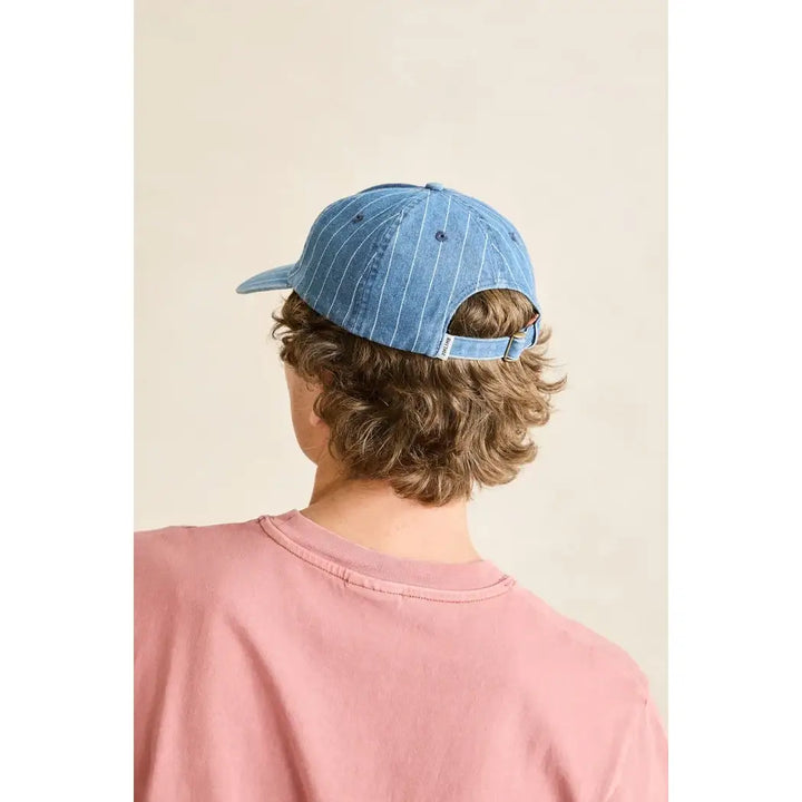 Rhythm Essential Pin Stripe Denim Cap - Washed Indigo