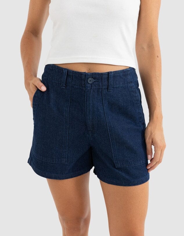 Rhythm Fatigue Denim Shorts 