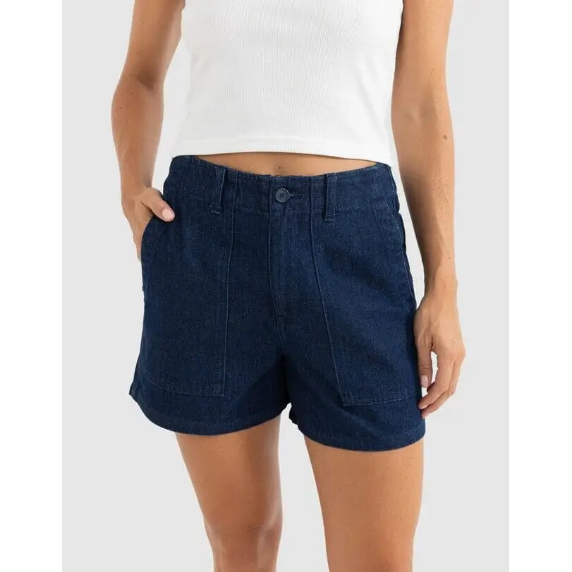 Rhythm Fatigue Denim Shorts 