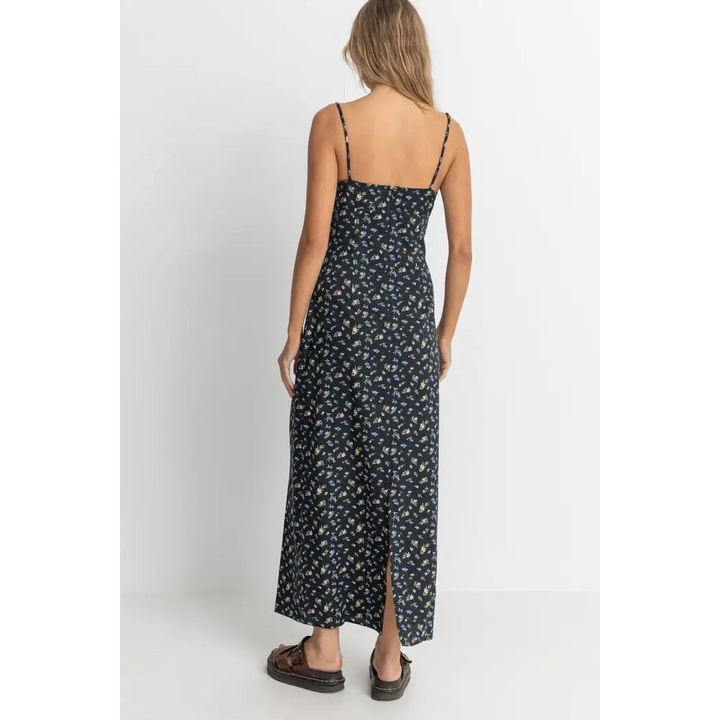 Rhythm Fleur Floral Gathered Maxi Dress 