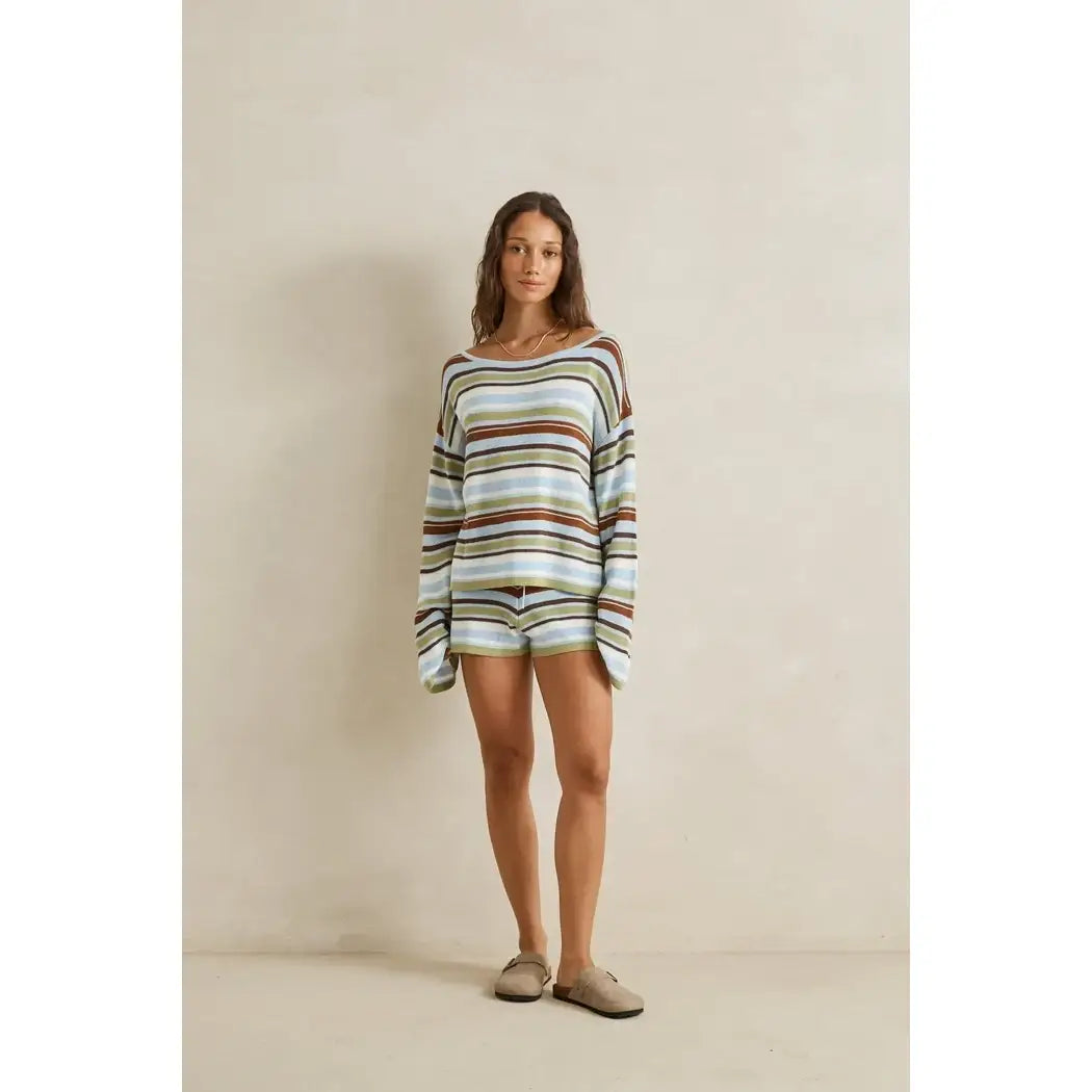 Rhythm Frankie Stripe Knit Top