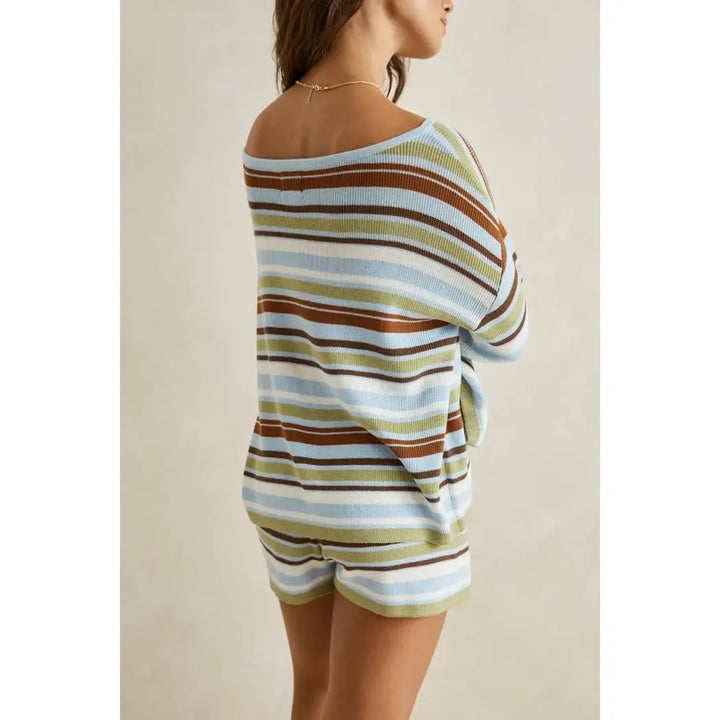 Rhythm Frankie Stripe Knit Top