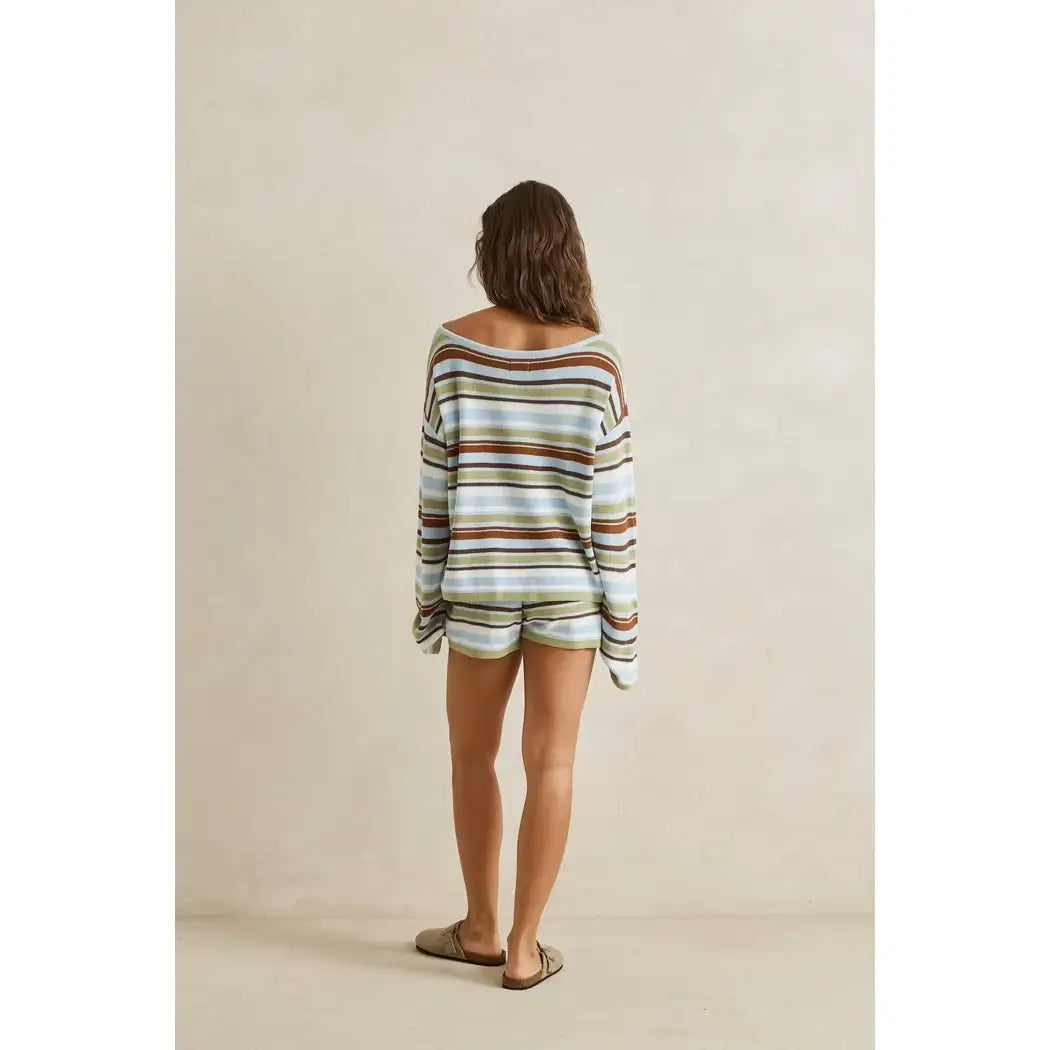Rhythm Frankie Stripe Knit Top