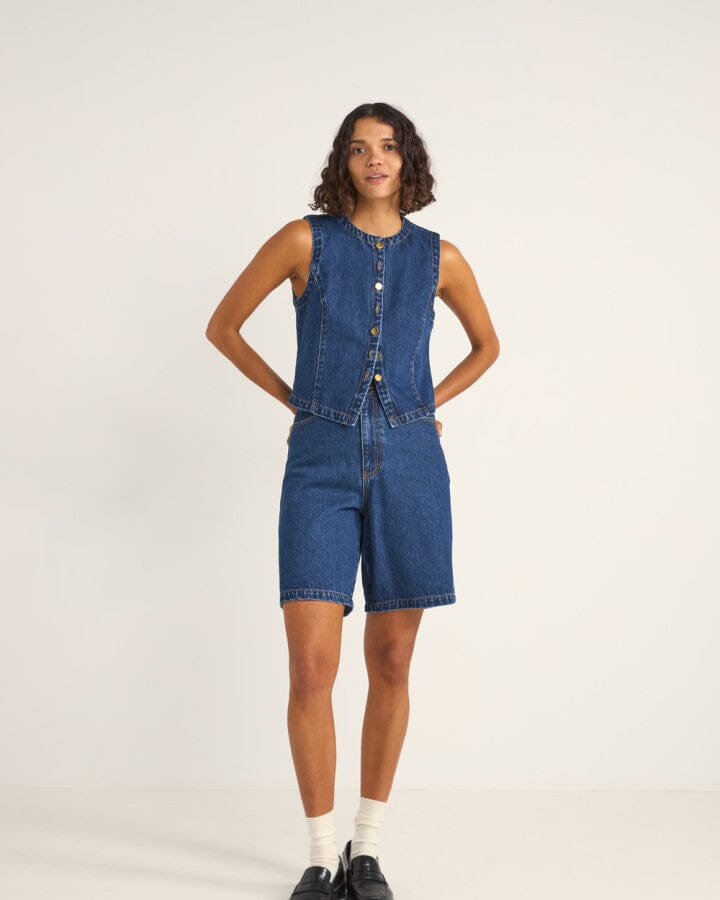 Rhythm Gia Denim Vest 