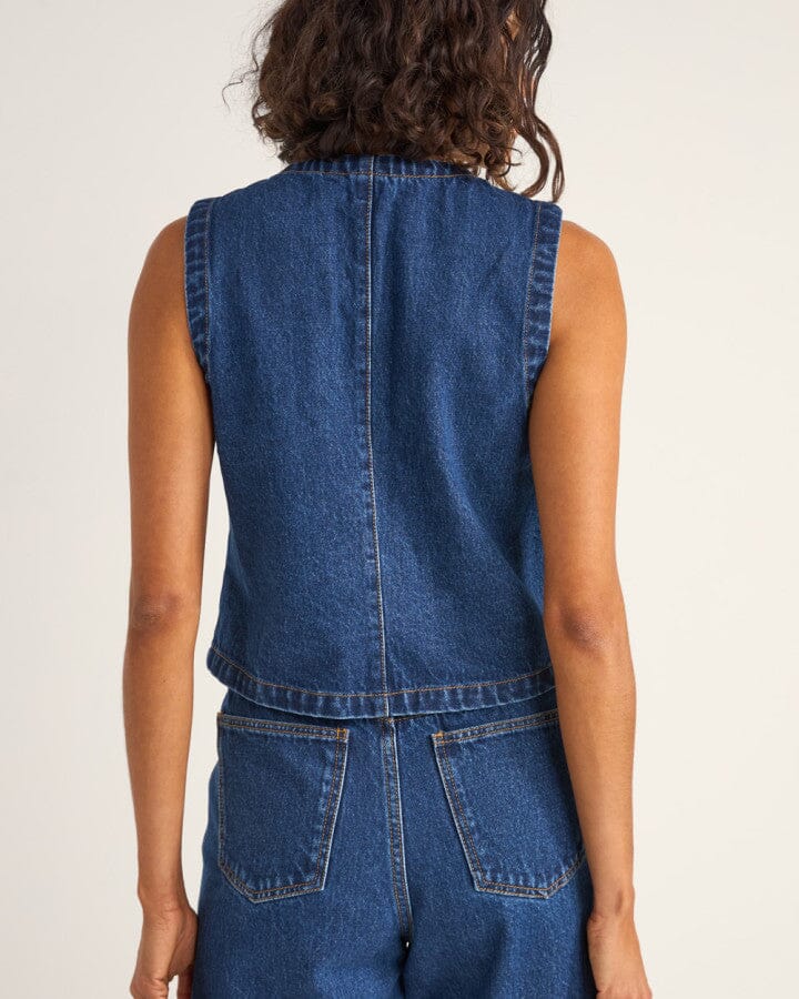 Rhythm Gia Denim Vest 