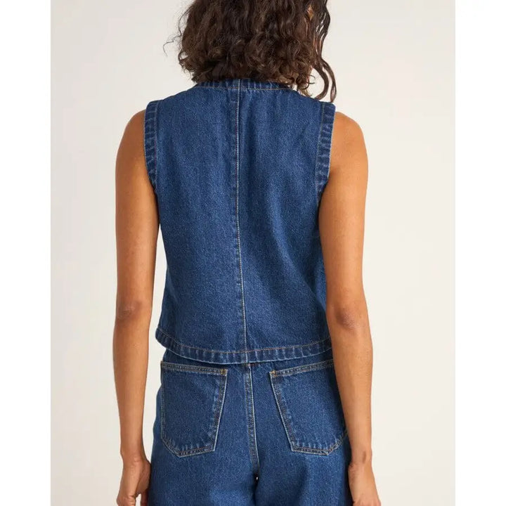 Rhythm Gia Denim Vest 