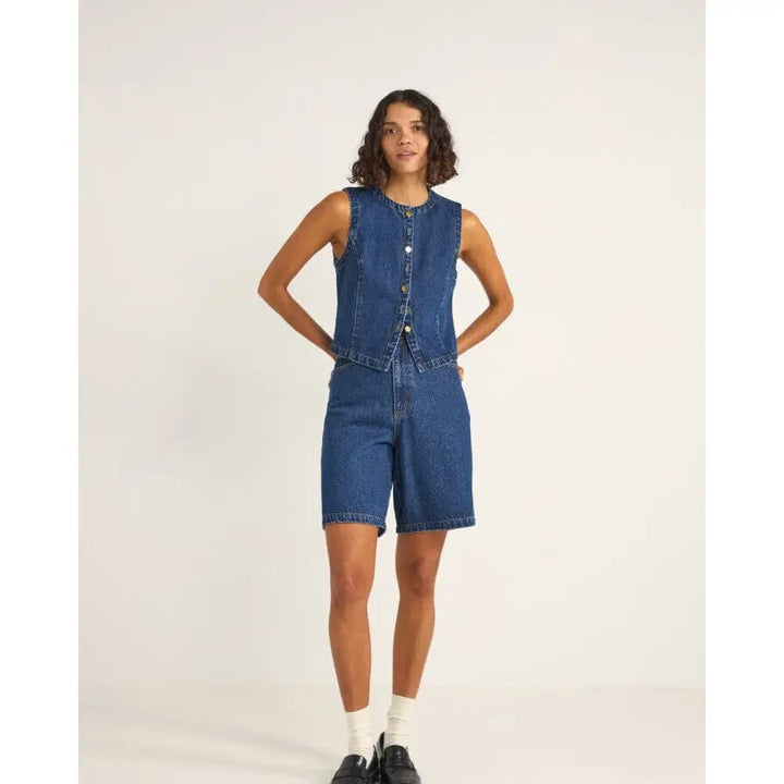 Rhythm Gia Denim Vest 