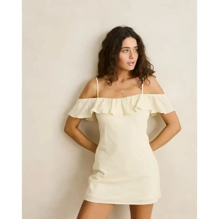 Rhythm Gigi Dress - Cream / 6