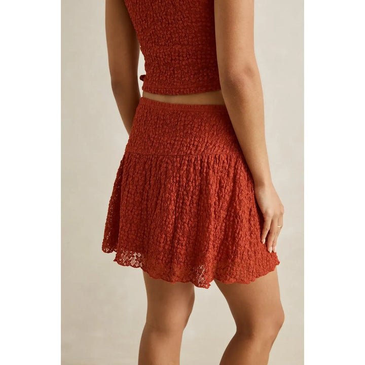 Rhythm Gigi Lace Mini Skirt