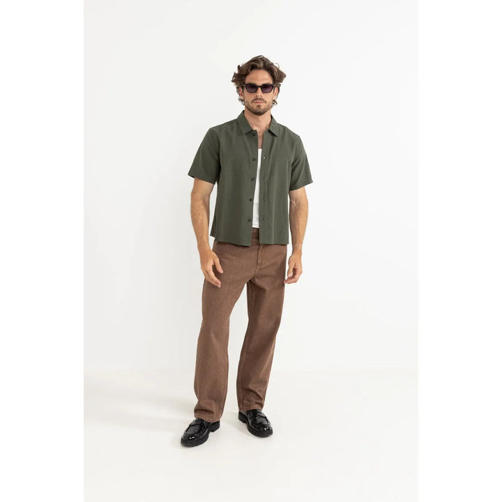 Rhythm Grange Crop Shirt