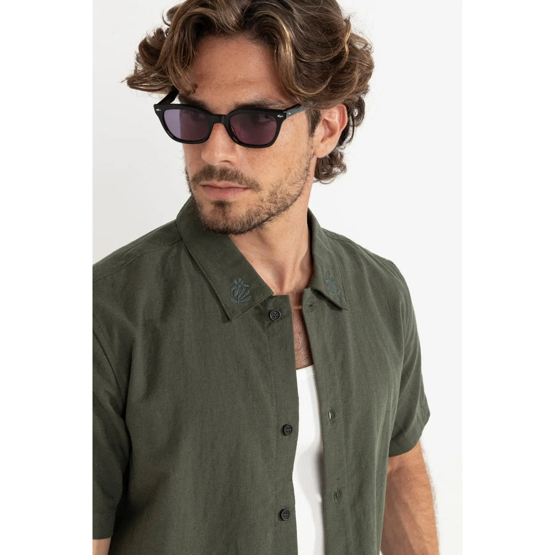 Rhythm Grange Crop Shirt