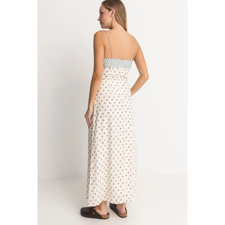 Rhythm Harlow Floral Gathered Maxi Dress 