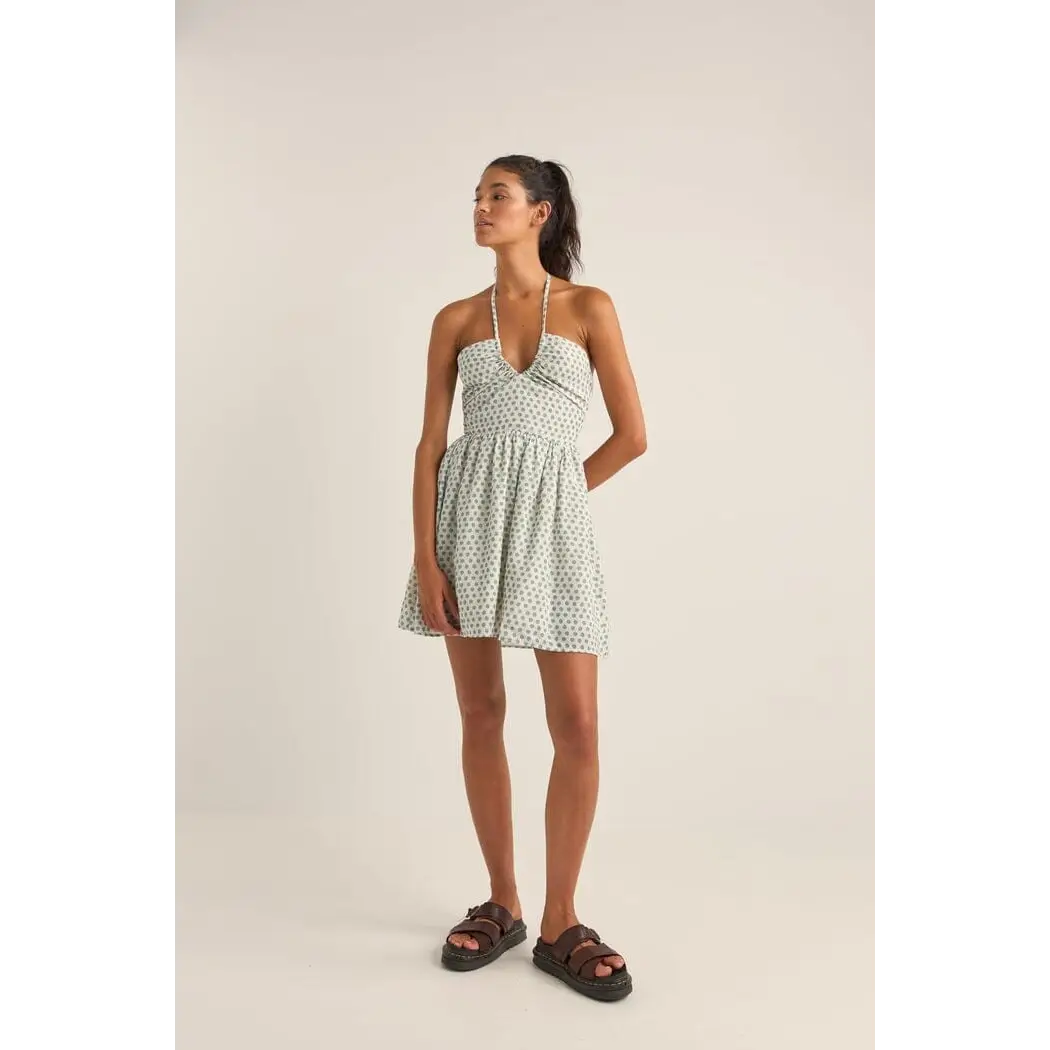Rhythm Harper Halter Mini Dress 