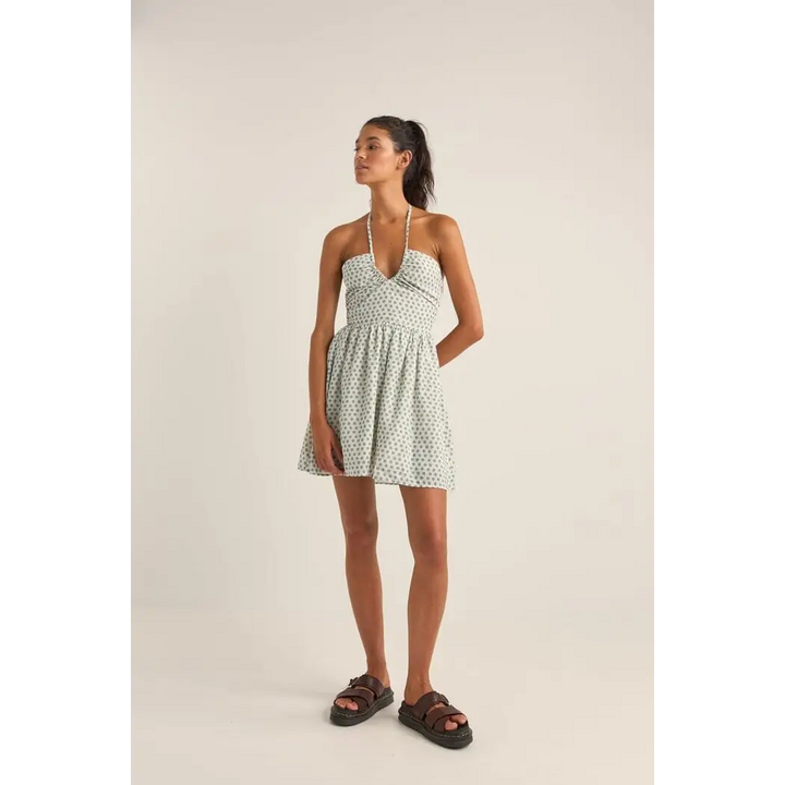 Rhythm Harper Halter Mini Dress 