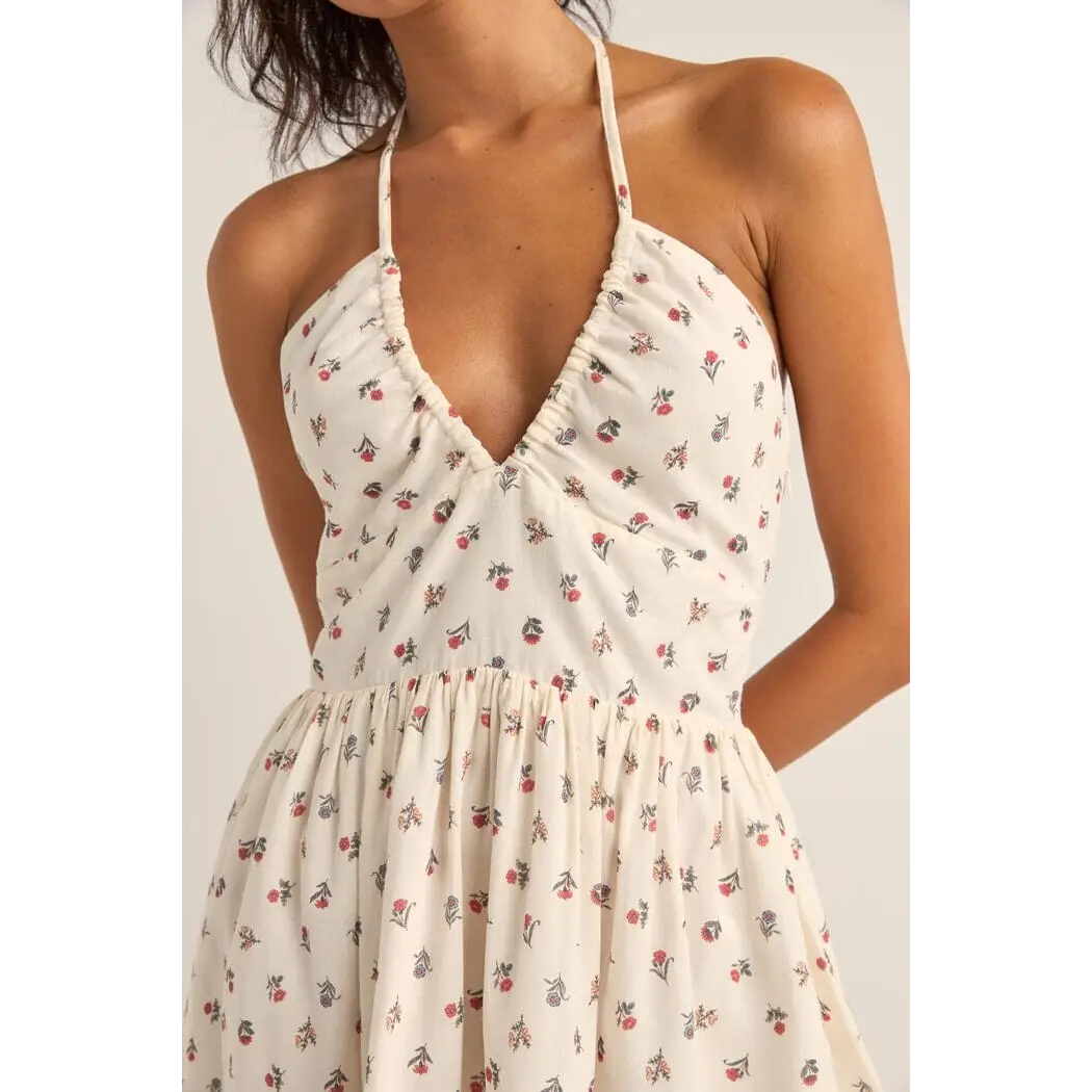 Rhythm Harper Halter Mini Dress 