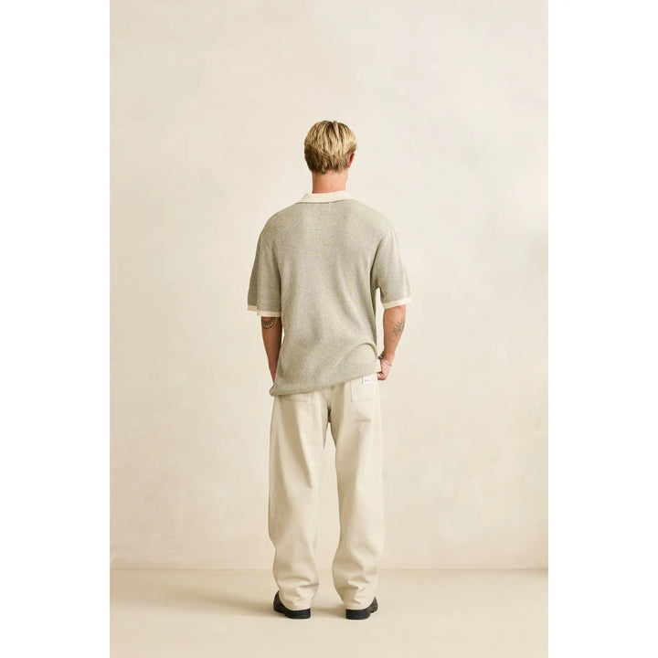 Rhythm Hi Lo Knit Button Up Shirt
