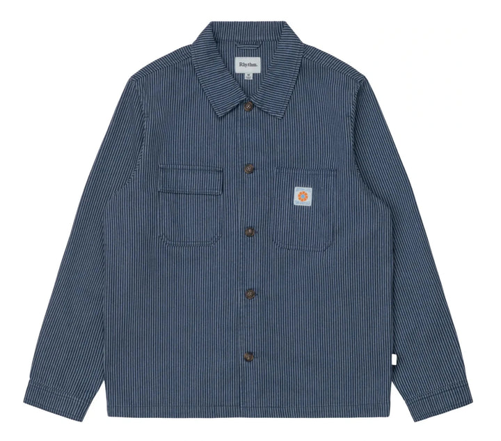Rhythm Hickory Stripe Work Shirt 