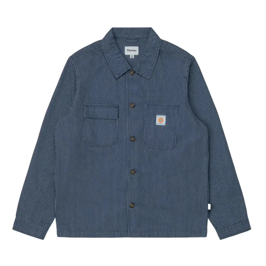 Rhythm Hickory Stripe Work Shirt 