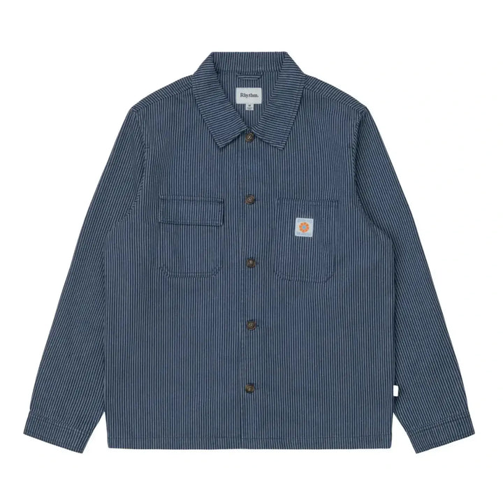 Rhythm Hickory Stripe Work Shirt 