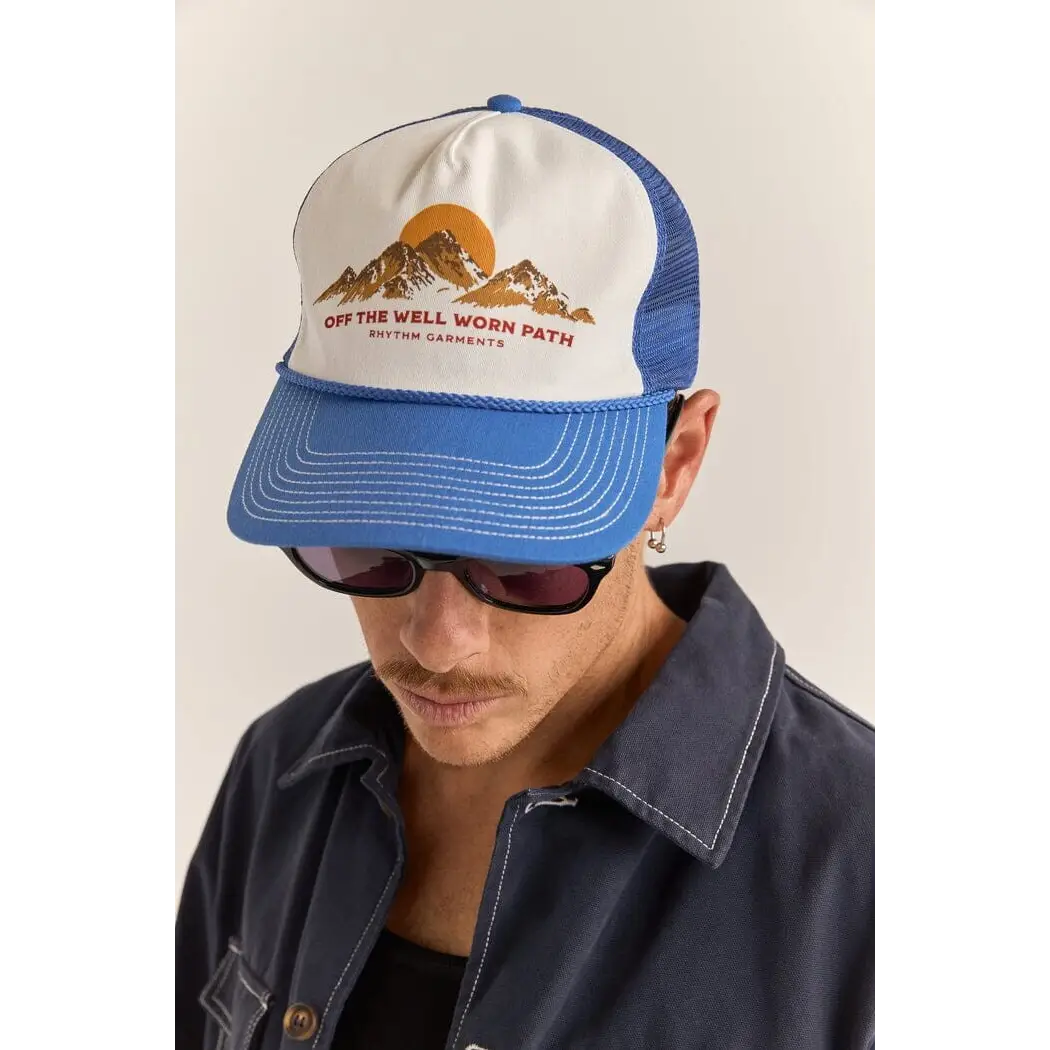 Rhythm Hills Trucker Cap Vintage Blue 
