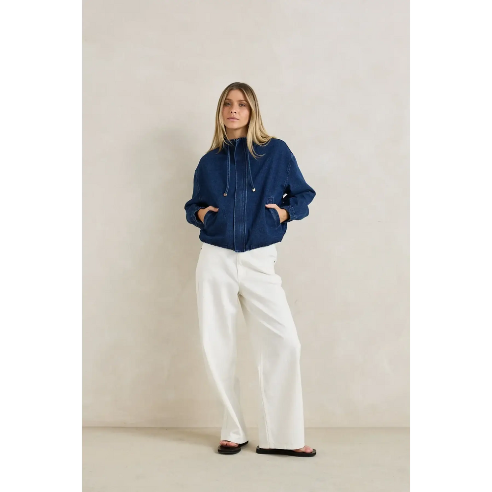 Rhythm Juna Denim Funnel Jacket