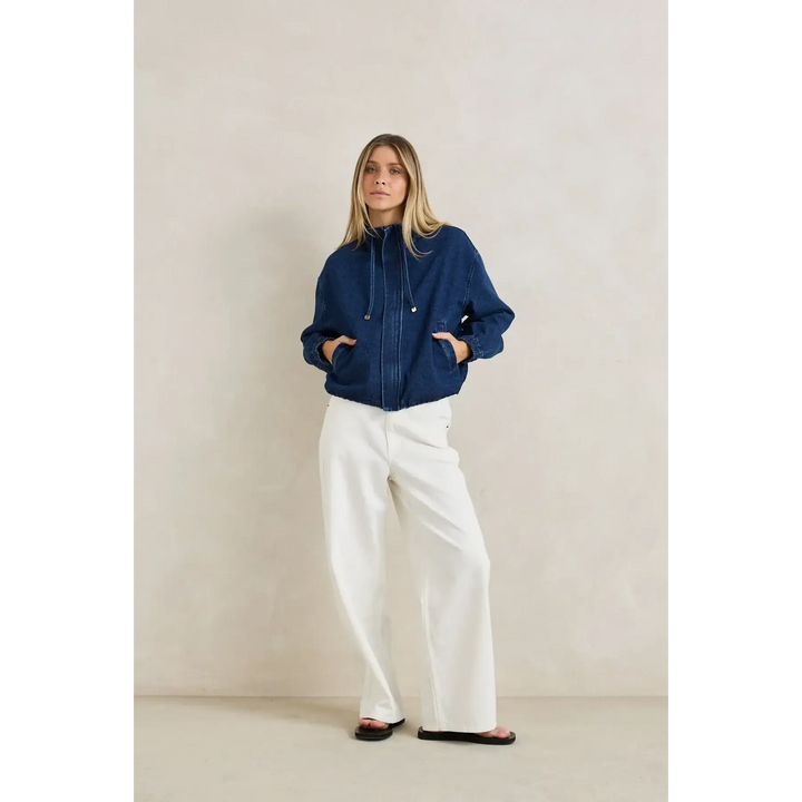 Rhythm Juna Denim Funnel Jacket