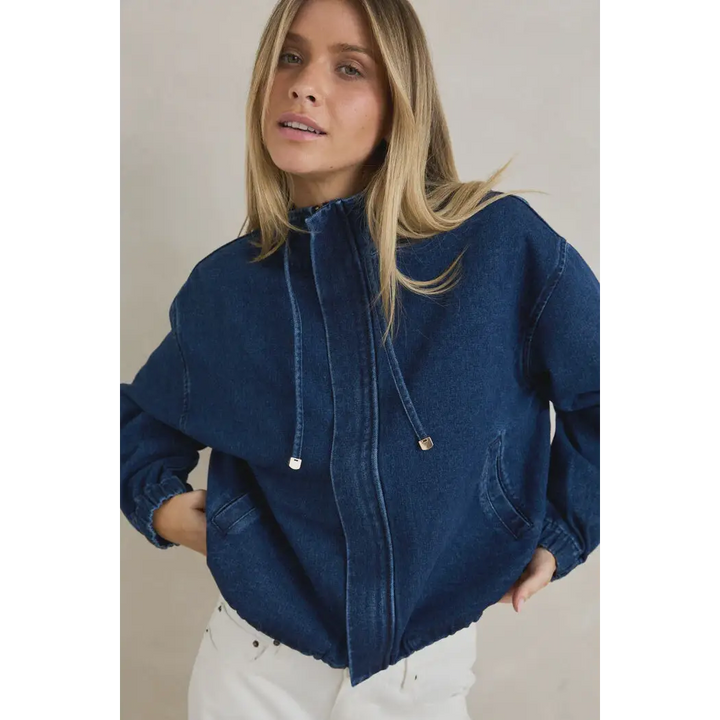 Rhythm Juna Denim Funnel Jacket