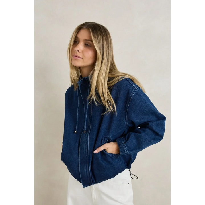 Rhythm Juna Denim Funnel Jacket