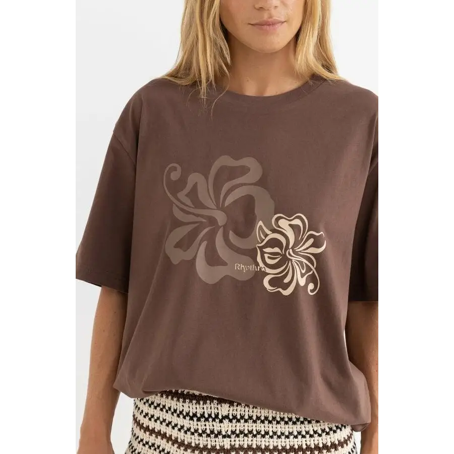 Rhythm Kai Oversized T-Shirt Chocolate 8 