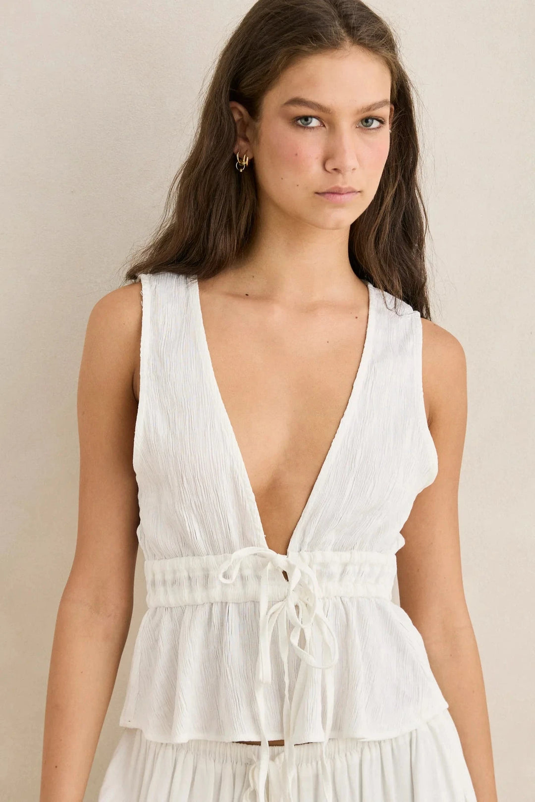 Rhythm Keiki Plunge Fashion Top 