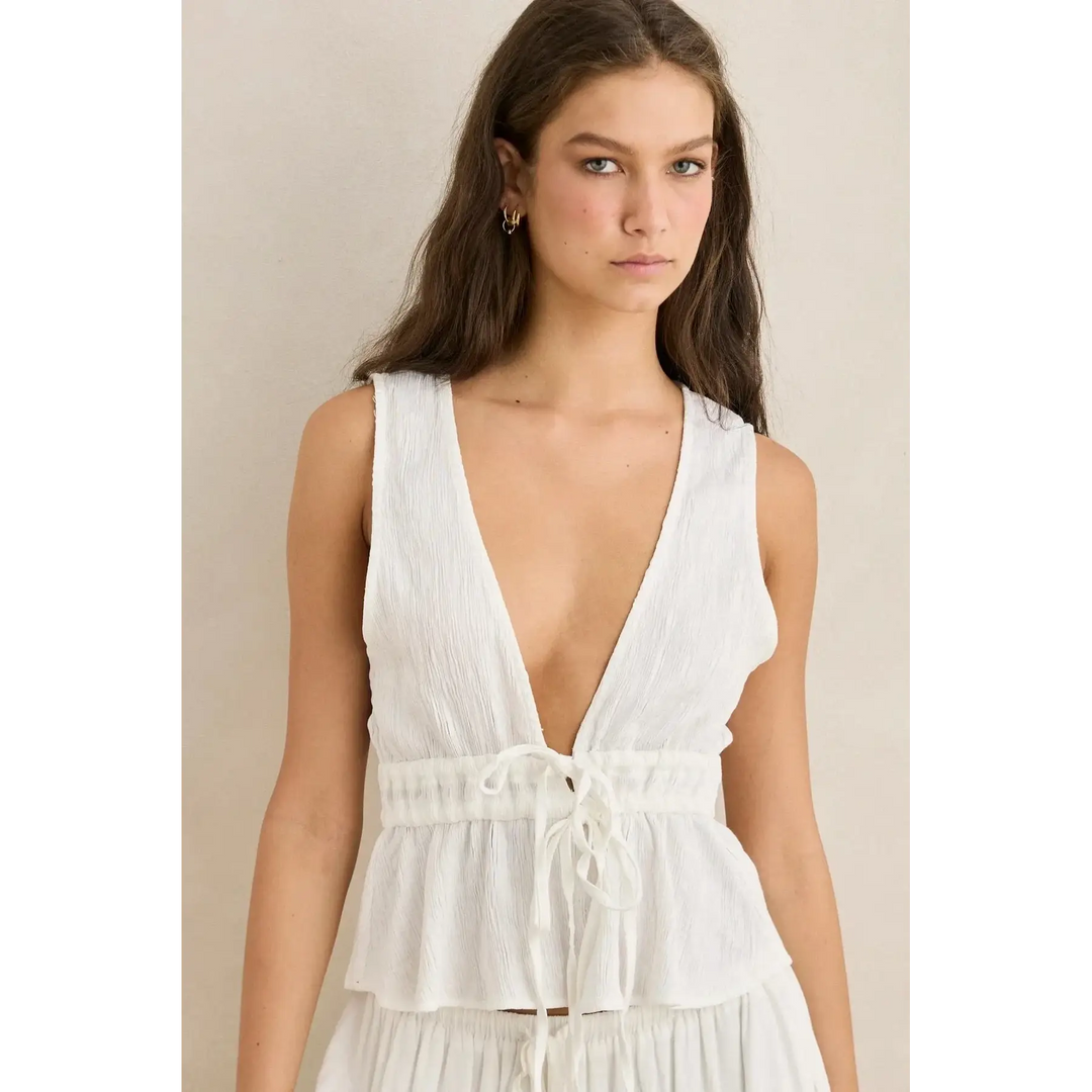 Rhythm Keiki Plunge Fashion Top 