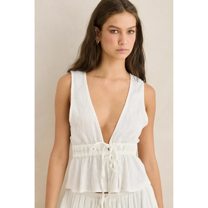 Rhythm Keiki Plunge Fashion Top 