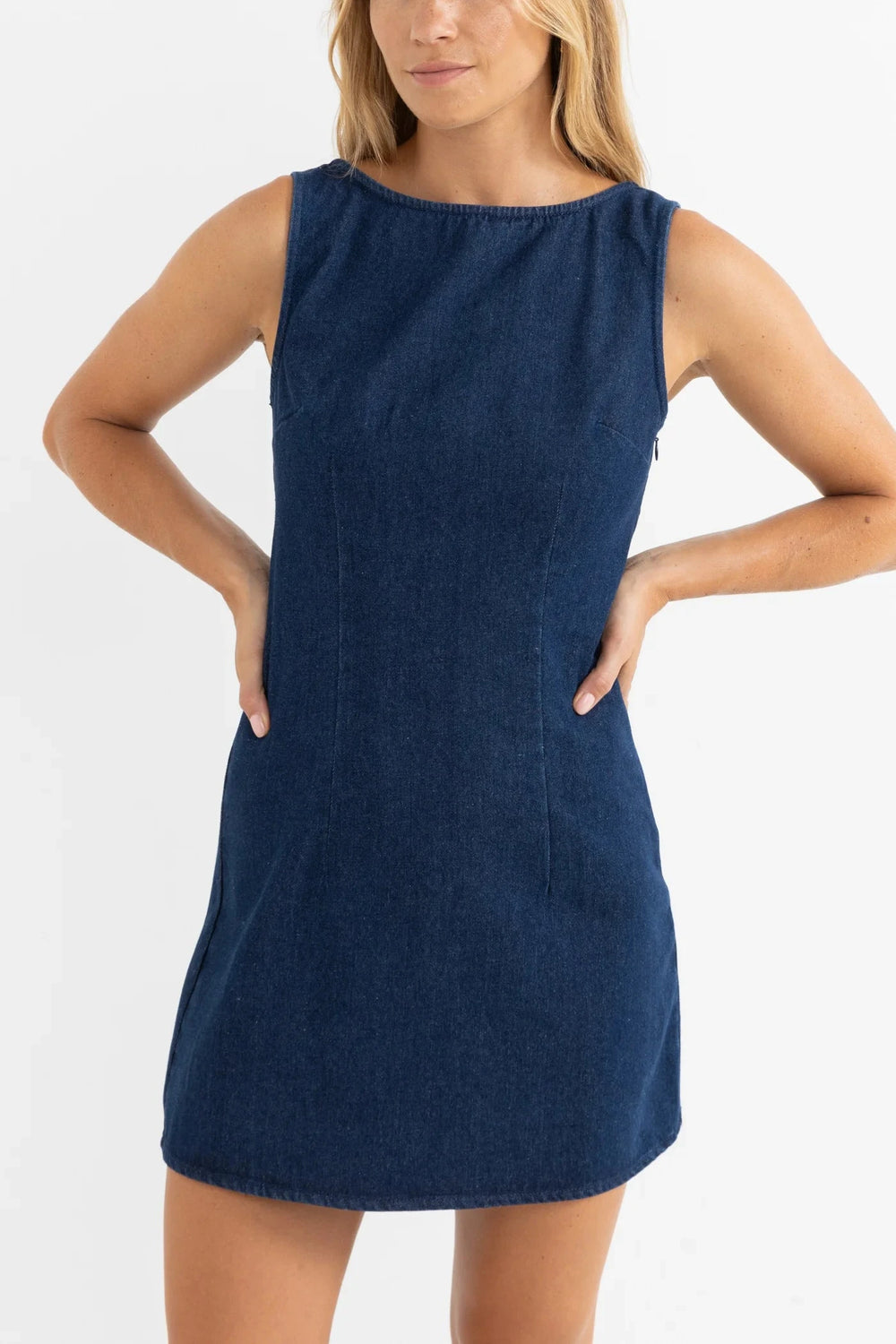 Rhythm Kendrick Denim Mini Dress 