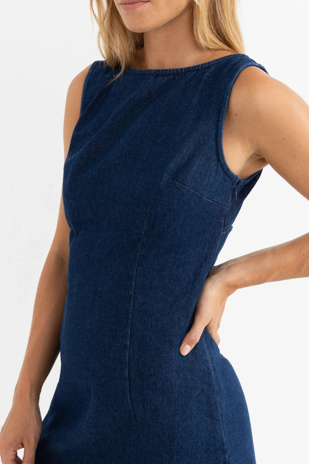 Rhythm Kendrick Denim Mini Dress 