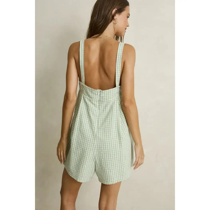 Rhythm Kirri Check Romper